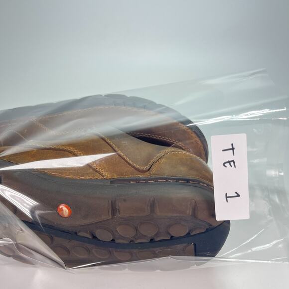 Clarks Unstructured UN Unnature Time Brown Leather Lace Up Shoes Men's Size 11.5 - Picture 11 of 11